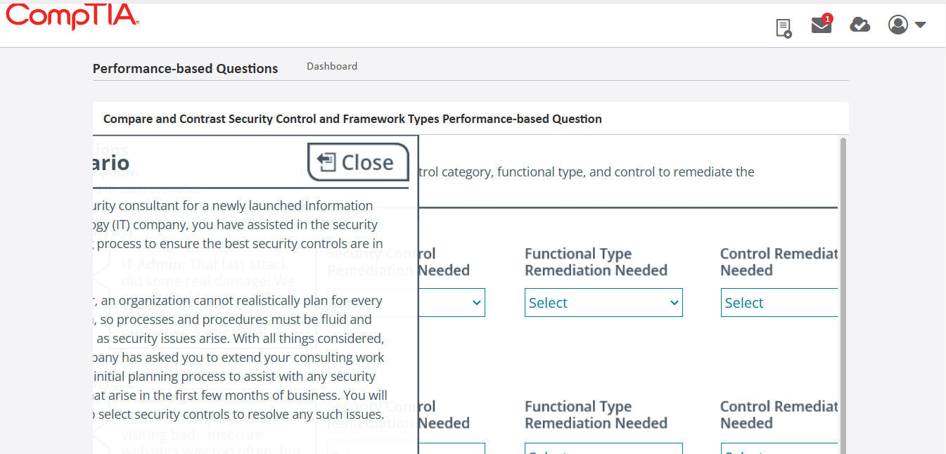เรียนรู้ CompTIA Security+ CertMaster + ห้องปฏิบัติการ (SY0-701)
