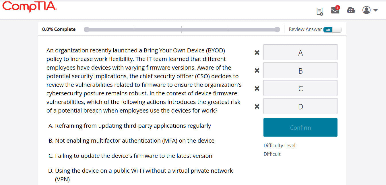 เรียนรู้ CompTIA Security+ CertMaster + ห้องปฏิบัติการ (SY0-701)