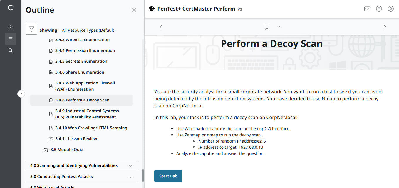 CompTIA PenTest+ CertMaster Perform PT0-003 (V3)